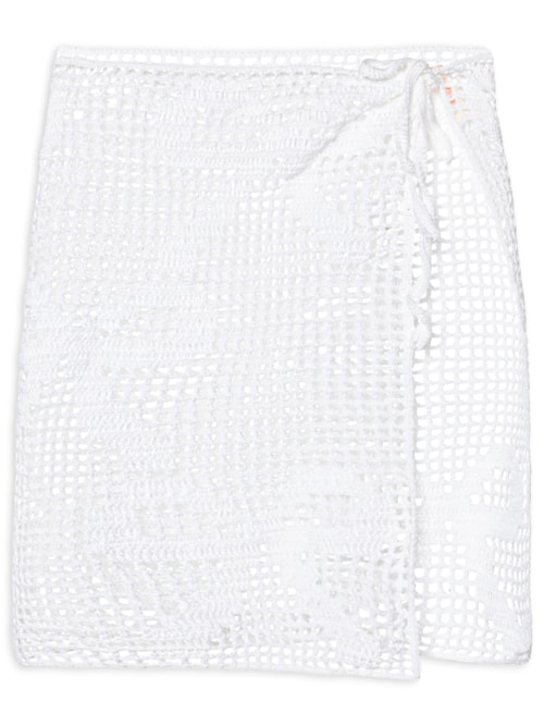 Saia Crochet Luana - Branco Saia Crochet Luana - Branco