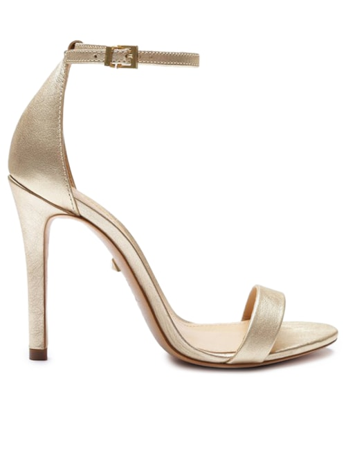 Sandália Feminina Isabelli Couro - Dourado Sandália Feminina Isabelli Couro - Dourado