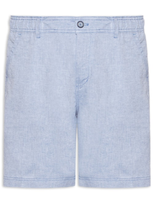Bermuda Masculina Cós Elástico - Azul