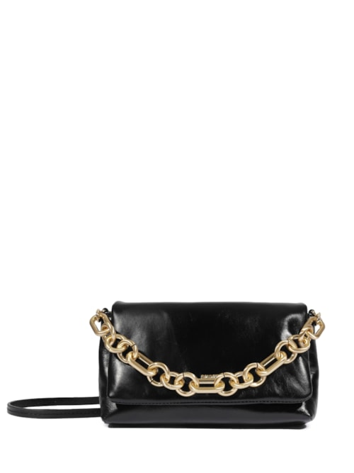 Bolsa Feminina Tiracolo Média - Preto Bolsa Feminina Tiracolo Média - Preto