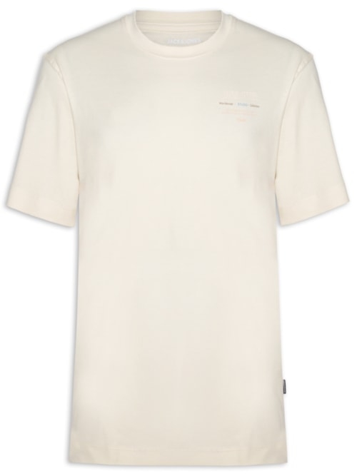 Camiseta Masculina Estampa Urban Edge Studio - Branco Camiseta Masculina Estampa Urban Edge Studio - Branco