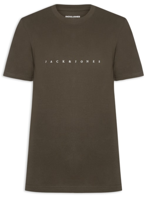 Camiseta Masculina Estampa - Marrom Camiseta Masculina Estampa - Marrom