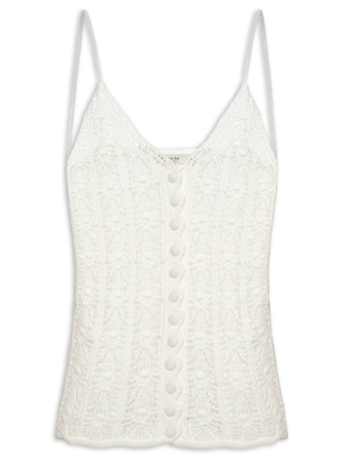 Blusa Feminina Tricot Botões - Amarelo Blusa Feminina Tricot Botões - Amarelo