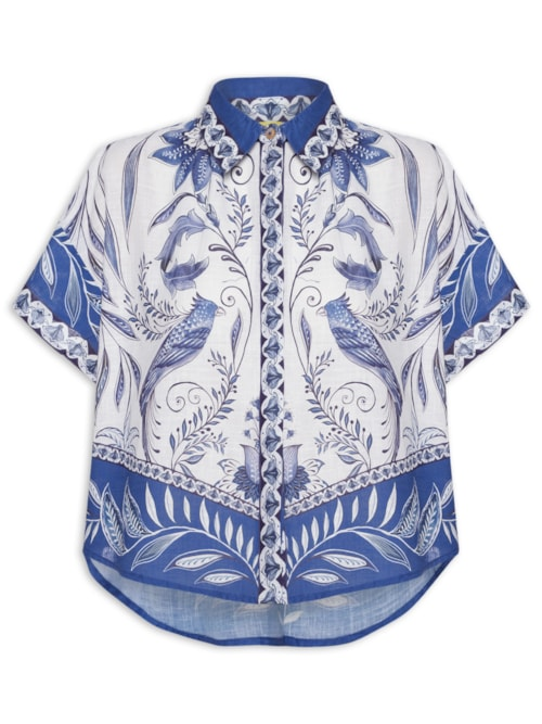 Camisa Feminina Nina - Branco
