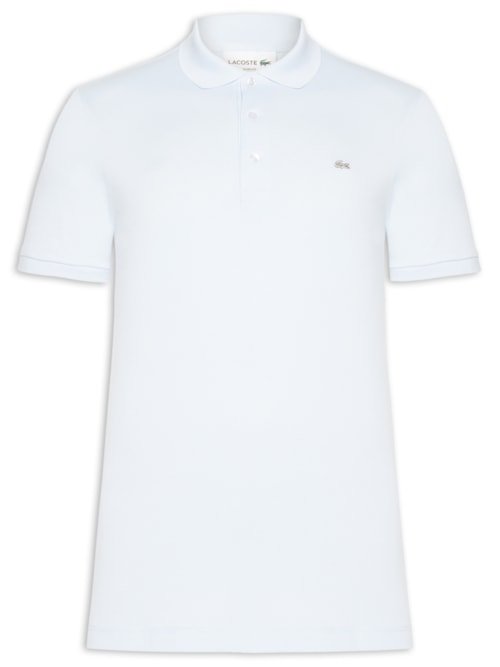Polo Masculina Slim Fit Em Mini Piquet Stretch - Azul Polo Masculina Slim Fit Em Mini Piquet Stretch - Azul