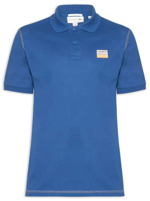 Polo Masculina Loose Fit 1933 Petit Piquet - Azul Polo Masculina Loose Fit 1933 Petit Piquet - Azul