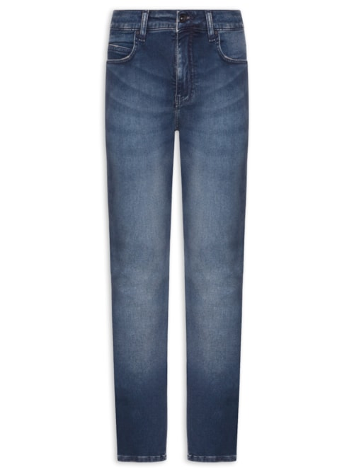 Calça Masculina Jeans Skinny Moletom Raul - Azul