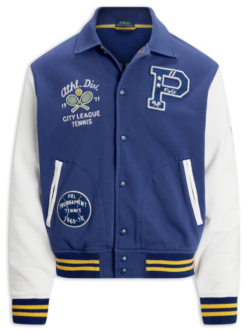 Jaqueta Masculina Athletic Club Varsity - Azul