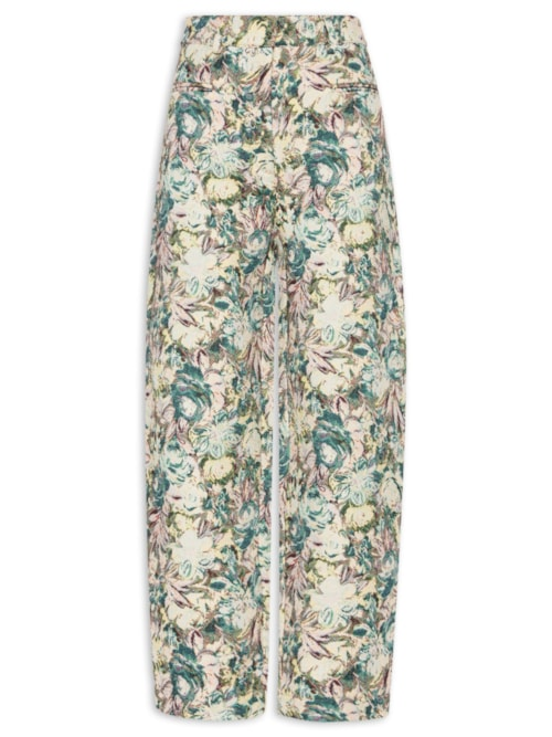 Calça Feminina Jacquard Tapestry - Cinza