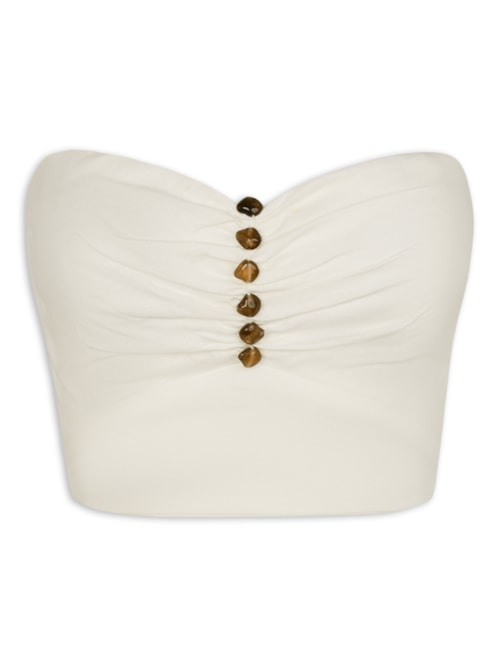 Top Sylvi Detalhe - Branco