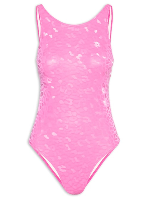 Body Carnaval Animal Print - Rosa Body Carnaval Animal Print - Rosa