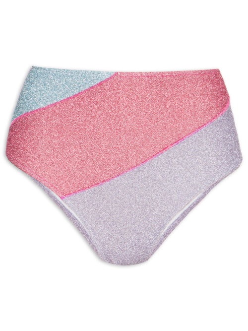 Calcinha Hot Pants Carnaval Tricolor - Rosa