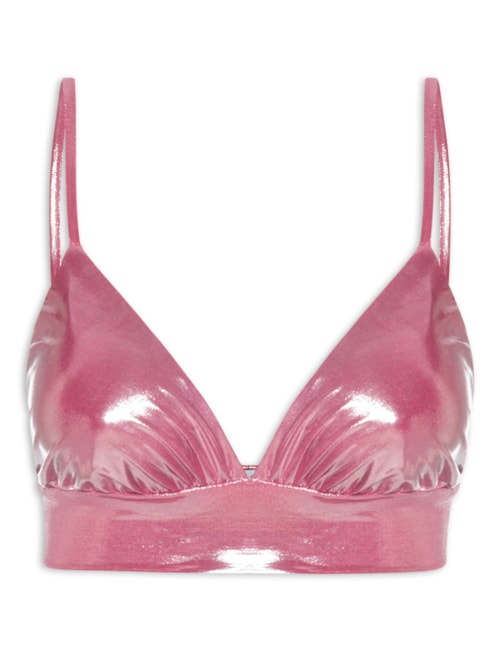 Top Carnaval Metalizado - Rosa Top Carnaval Metalizado - Rosa