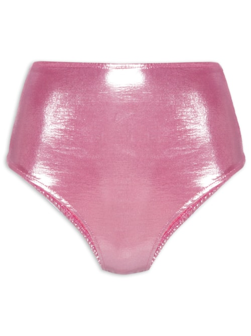 Calcinha Hot Pants Carnaval Metalizada - Rosa