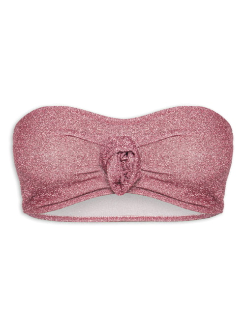 Top Carnaval Em Lurex - Rosa Top Carnaval Em Lurex - Rosa