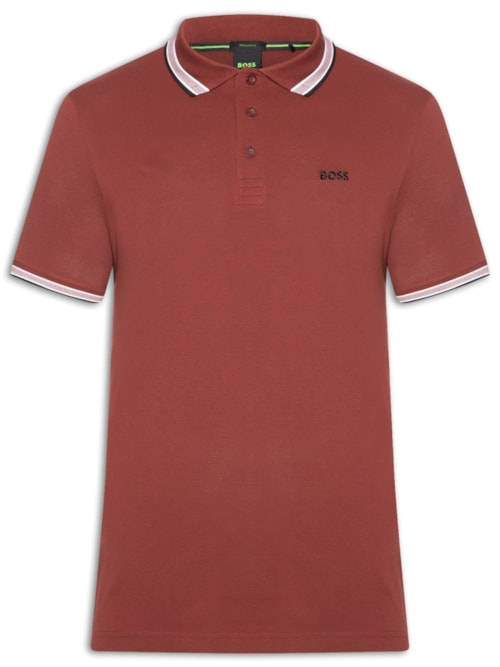 Polo Masculina Paddy Regular Fit - Rosa