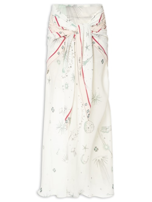 Saia Longa Fig Aqua Astral - Off White Saia Longa Fig Aqua Astral - Off White