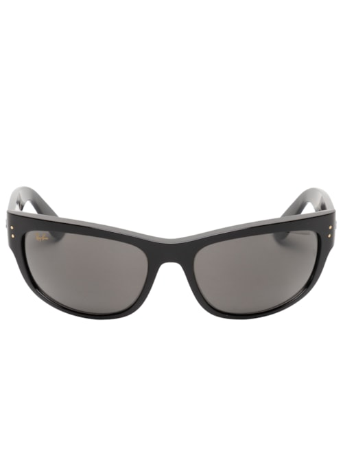 Óculos De Sol Feminino Mega Balorama Blacked Out Collection - Preto Óculos De Sol Feminino Mega Balorama Blacked Out Collection - Preto