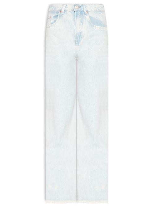 Calça Feminina Jeans Boot 70s Destroyed - Azul