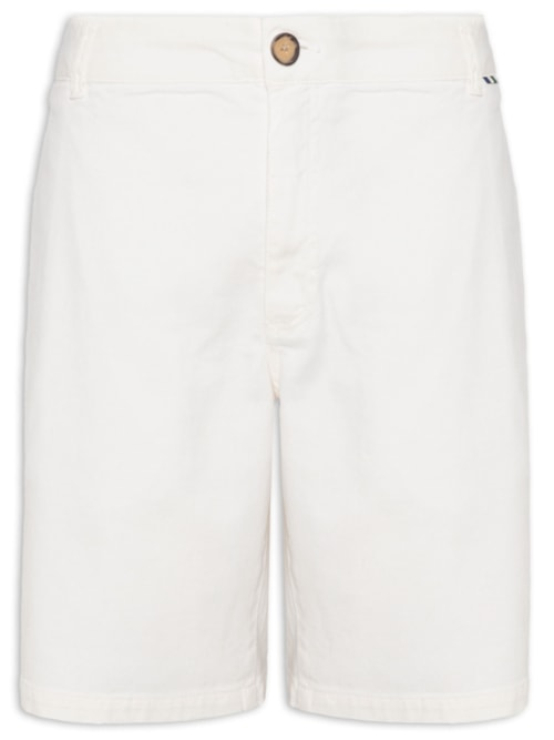 Bermuda Masculina Casual Rio - Branco
