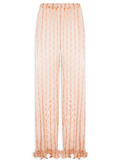 Calça Feminina Tule Estampa Cardume - Rosa