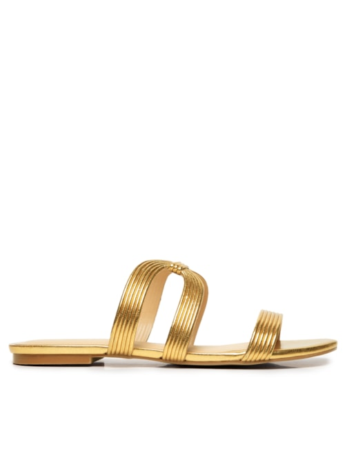 Sandália Feminina Metacolor - Dourado Sandália Feminina Metacolor - Dourado