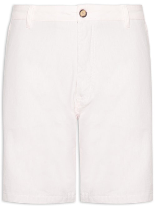 Bermuda Masculina Malha Oxford - Rosa