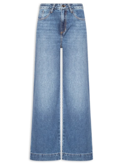 Calça Feminina Pantalona Paloma - Azul