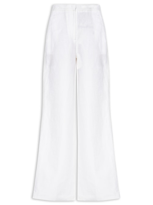 Calça Feminina Ampla Adriana - Branco