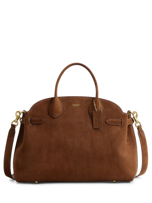 Bolsa Feminina Soft Empire Carryall 40 Suede WA - Marrom Bolsa Feminina Soft Empire Carryall 40 Suede WA - Marrom