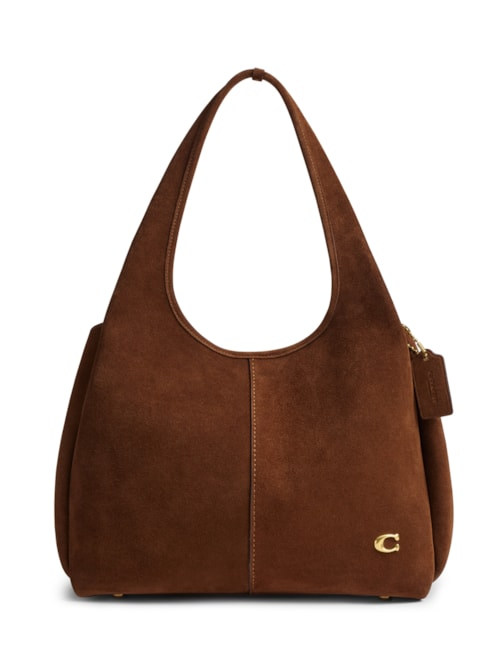 Bolsa Feminina Lana Shoulder Suede Warm - Marrom Bolsa Feminina Lana Shoulder Suede Warm - Marrom