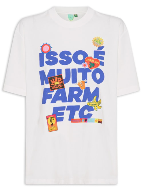 Camiseta Feminina Ipanema Muito Farm - Branco Camiseta Feminina Ipanema Muito Farm - Branco