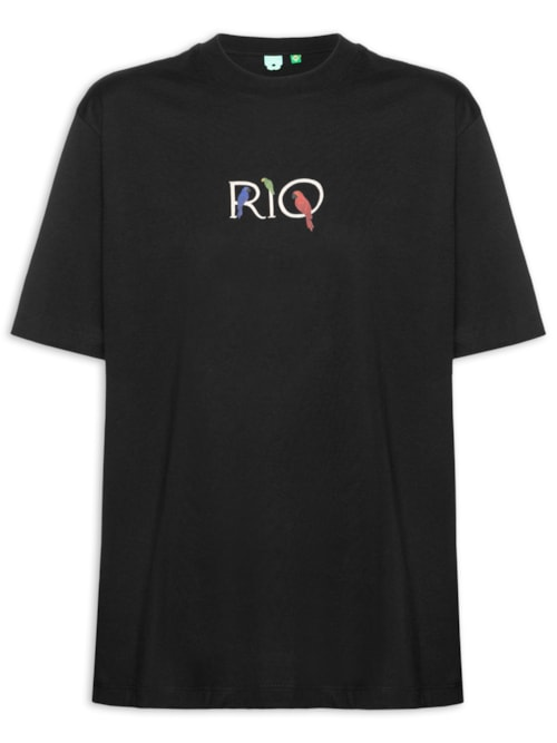 Camiseta Feminina Ipanema Rio - Preto Camiseta Feminina Ipanema Rio - Preto