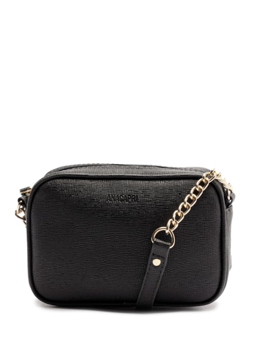 Bolsa Feminina Tiracolo Pequena Essencial - Preto Bolsa Feminina Tiracolo Pequena Essencial - Preto