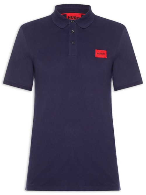 Polo Masculina Manga Curta Dereso 222 - Azul Polo Masculina Manga Curta Dereso 222 - Azul