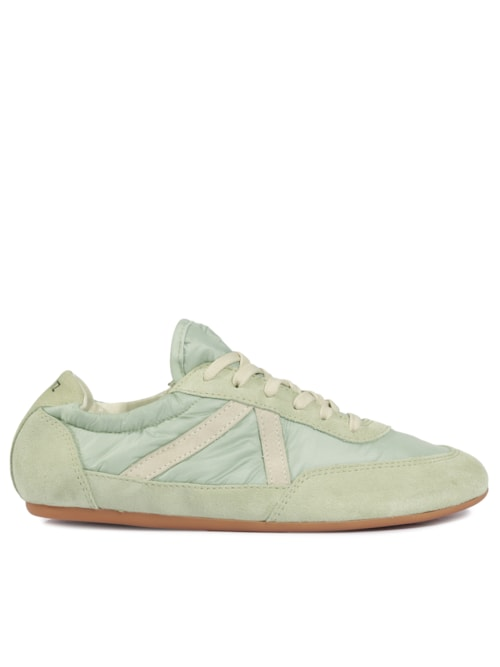 Tênis Feminino Sneaker Eight Camurça - Off White Tênis Feminino Sneaker Eight Camurça - Off White