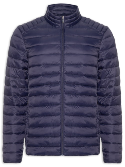 Jaqueta Masculina Puffer Básica - Azul Jaqueta Masculina Puffer Básica - Azul
