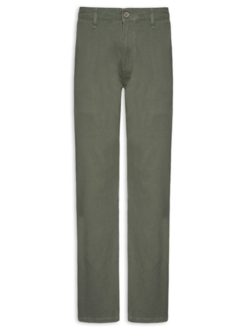 Calça Masculina Sarja Chino - Verde Calça Masculina Sarja Chino - Verde