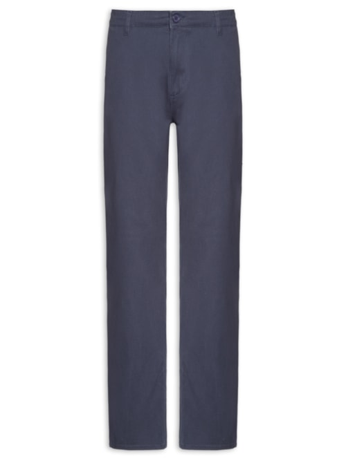 Calça Masculina Sarja Chino - Azul Calça Masculina Sarja Chino - Azul