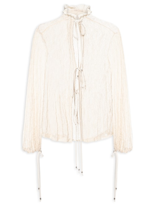 Blusa Feminina Renda - Bege