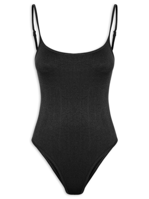 Body Feminino Comfy Alcinha - Preto Body Feminino Comfy Alcinha - Preto
