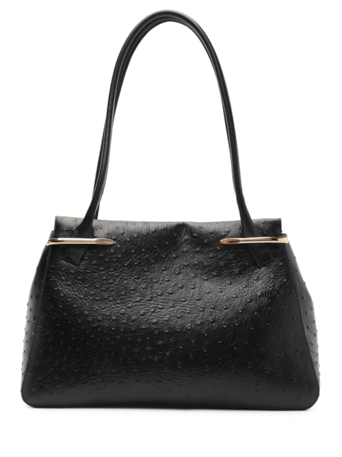 Bolsa Feminina Shopping Couro Grande - Preto Bolsa Feminina Shopping Couro Grande - Preto