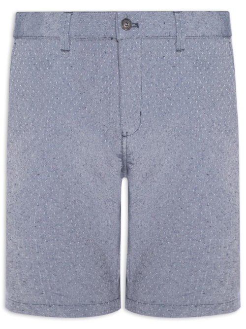 Bermuda Masculina Em Sarja - Azul