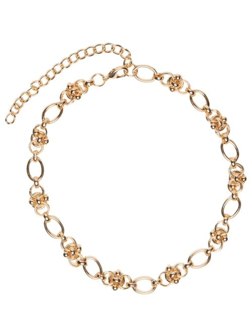 Colar Feminino Corrente Detalhada - Dourado Colar Feminino Corrente Detalhada - Dourado