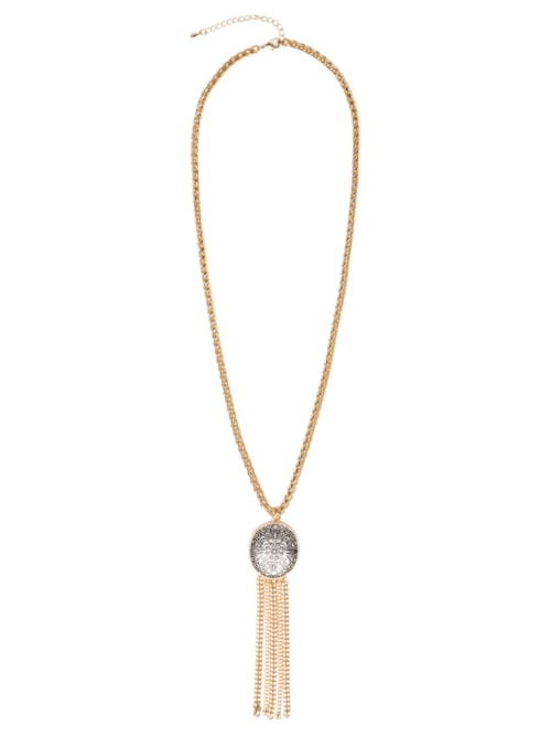 Colar Feminino Franjas - Dourado Colar Feminino Franjas - Dourado