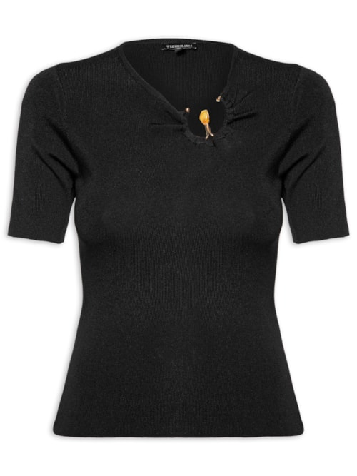 Blusa Feminina Gigi II - Preto Blusa Feminina Gigi II - Preto