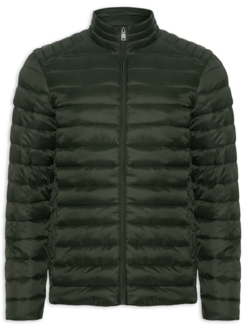 Jaqueta Masculina Puffer Básica - Verde Jaqueta Masculina Puffer Básica - Verde