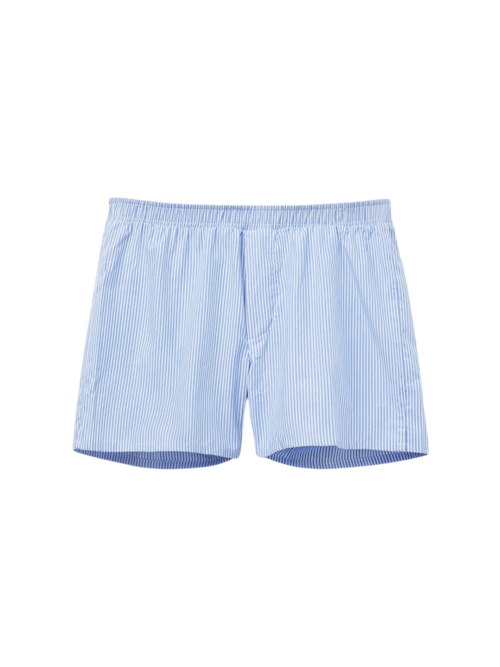 Cueca Samba Canção Em Algodão - Azul Cueca Samba Canção Em Algodão - Azul