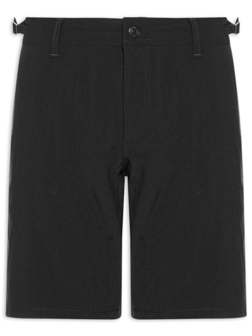 Bermuda Masculina Tech Fivela Lateral - Preto