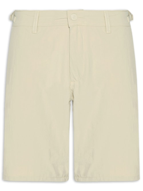 Bermuda Masculina Tech Fivela Lateral - Bege